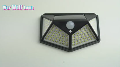 Solar Lights For Garden Led Security Lamp For Home Outdoors Pathways
