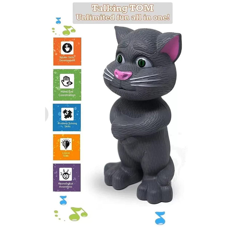Talking Mimicry Touching Tom Cat Intelligent Interactive Toy With Wonderful Voice For Kids
