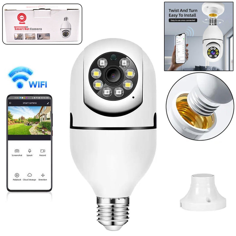 V380 Pro 360 Degree Panoramic Wireless Wi-Fi CCTV Security Camera