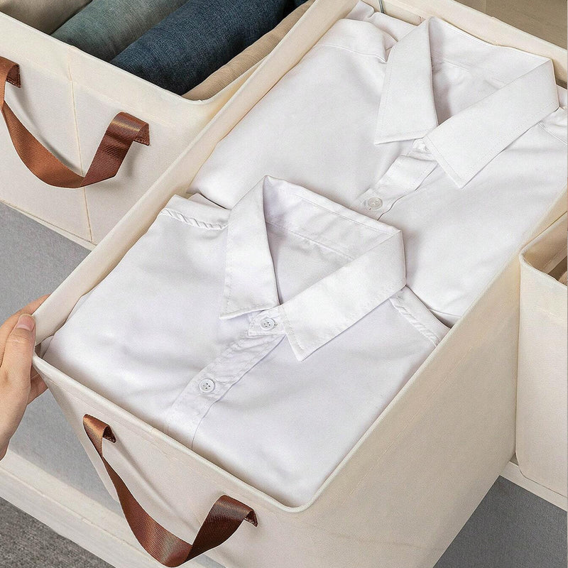 Cloth Storage Baskets / Closet Storage Bins (42x28 Cm)