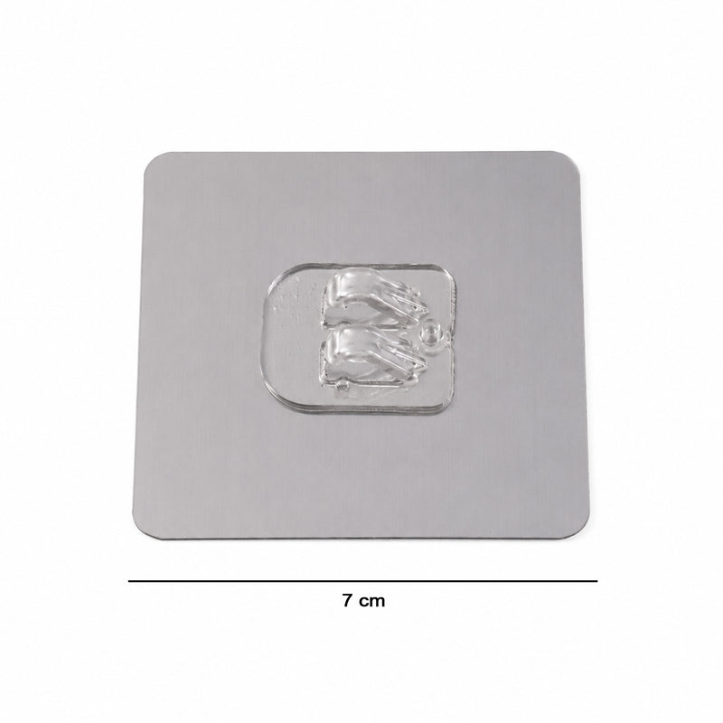Heavy Duty Self Adhesive Wall Hook Punch Free Holder For Kitchen Bathroom (1 Pc)