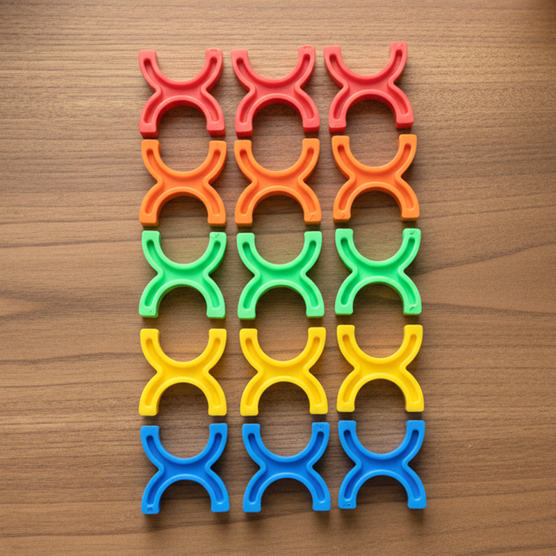 Balanced Block Colorful Interlocking Stacking Toy (1 Set)