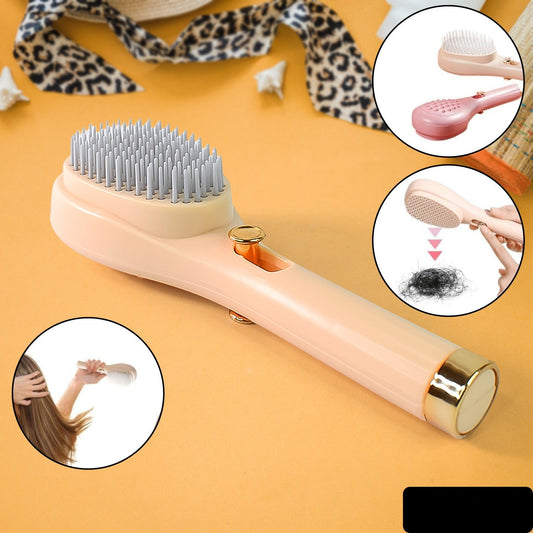 Self-cleaning Anti-static Massage Comb (1 Pc)