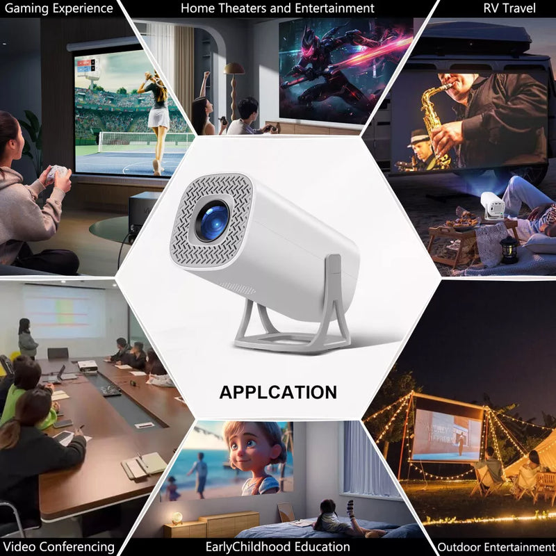 Mini Portable Projector – Smart Wireless Projection | FHD | UHD