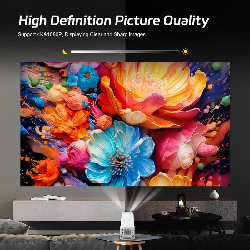 Mini Portable Projector – Smart Wireless Projection | FHD | UHD