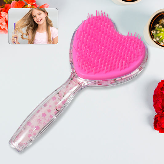 Heart Shape Hair Brush, Massage Shower Comb