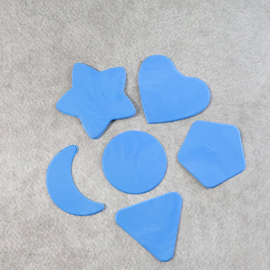 Haircut Design Stencil Set  6-in-1 Safe Hair Trimmer Molds