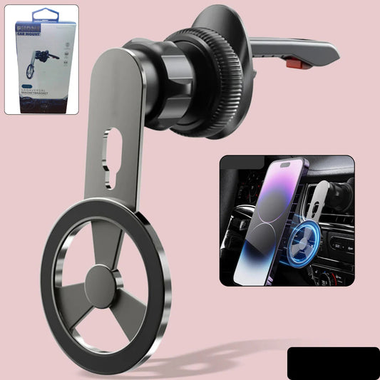 360 Degree Rotatable Foldable Air Vent Magnetic Phone Holder (1 Pc)