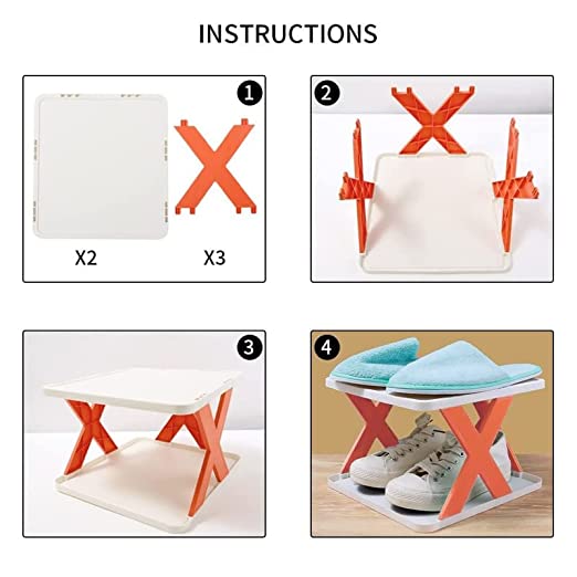 4 Layer Shoes Stand / Shoe Tower Rack