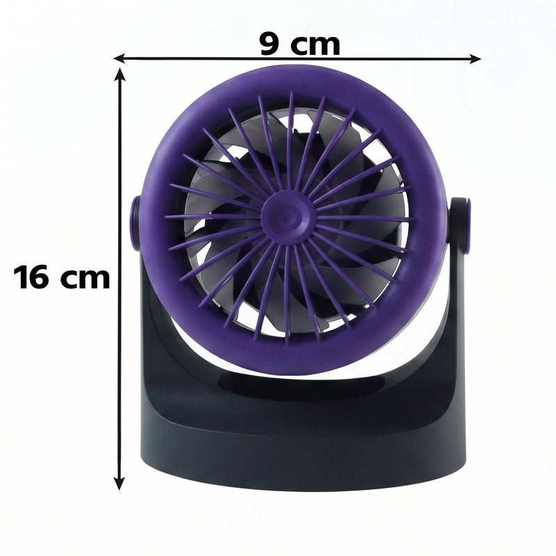 Desktop Air Circulator Table Fan With Hanging Hook Portable Desk Fan (1 Pc)