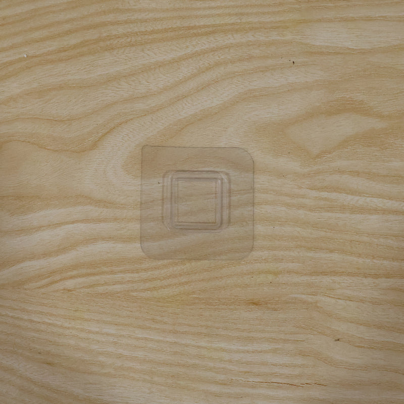 Transparent Adhesive Wall Mount Utility Sticker (1 Pc)
