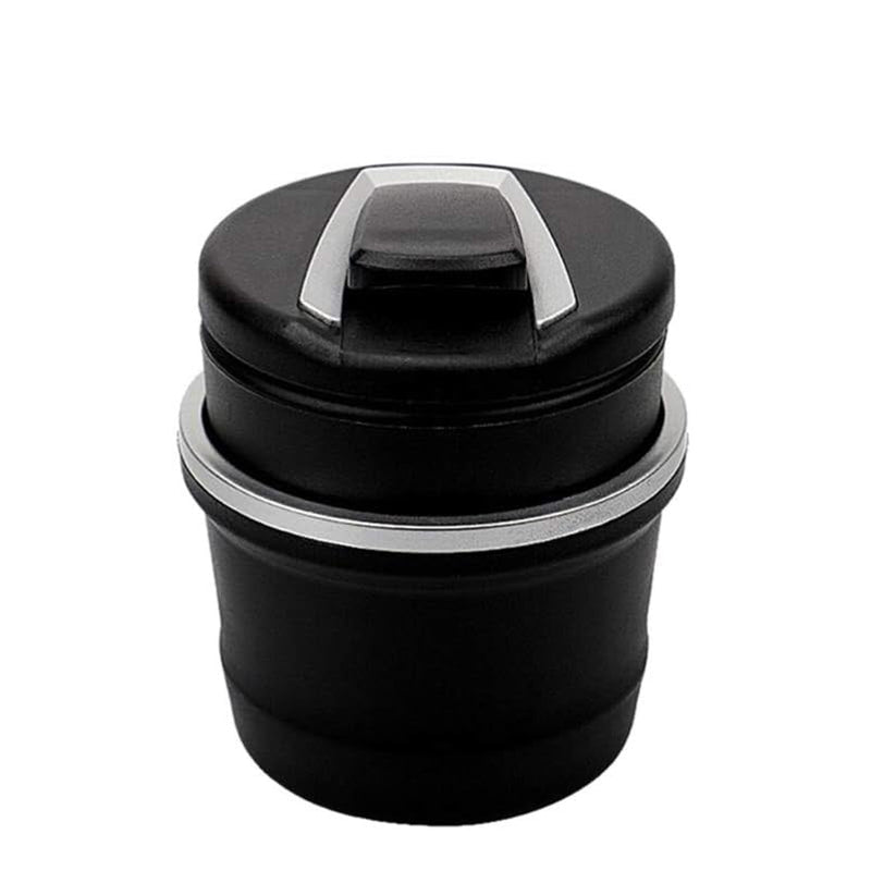 Portable Car Ashtray With Lid & Blue LED Light