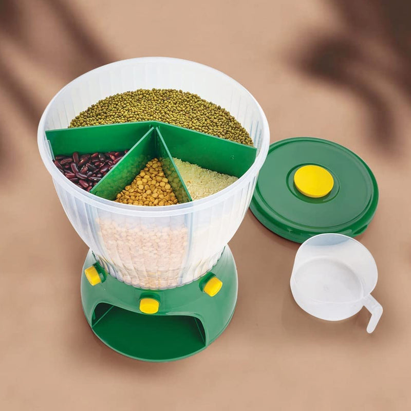 4 In 1 360 Degree Rotatable Cereal Dispenser (10 Kg)