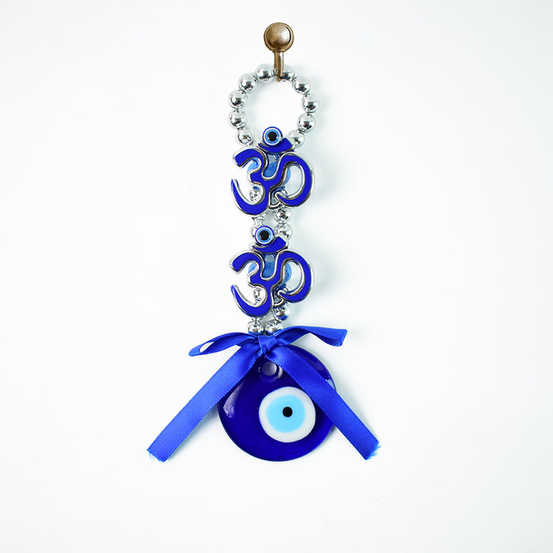 Decorative Double Om Symbol Evil Eye Hanging (1 Pc)