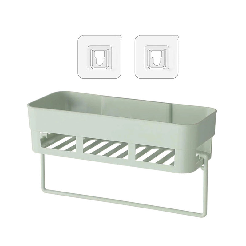 Multipurpose Kitchen / Bathroom Shelf Wall Holder Storage Rack