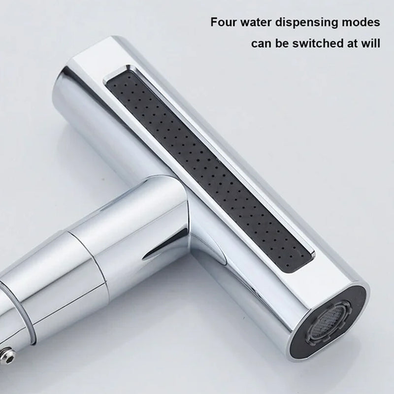 Multifunction Shower Waterfall Kitchen Faucet With 360 Degree Rotation (4 In 1)