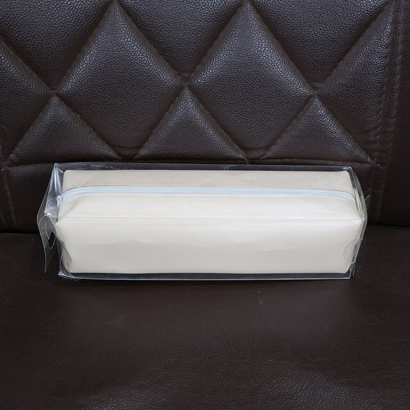 Slim PU Leather Pencil Pouch - (1 Pc)