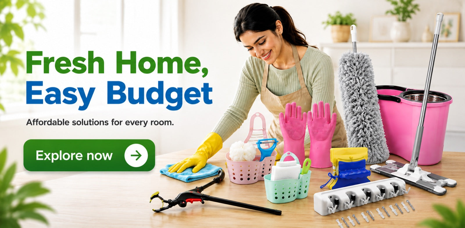 Affordable cleaning supplies for every room